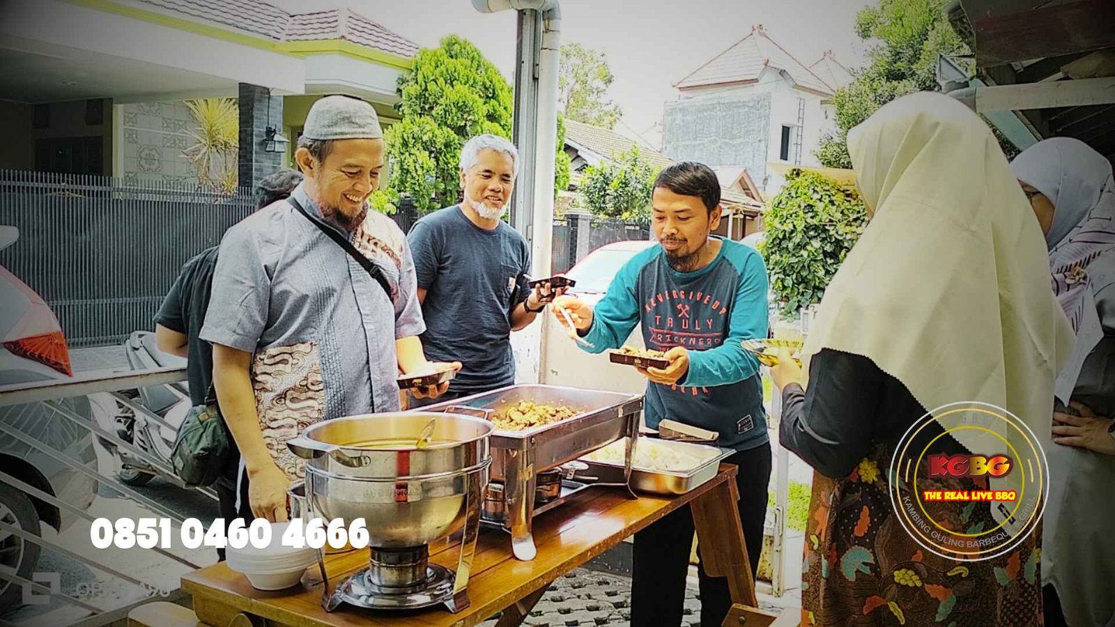 Kambing Guling di Villa Kawasan Puncak