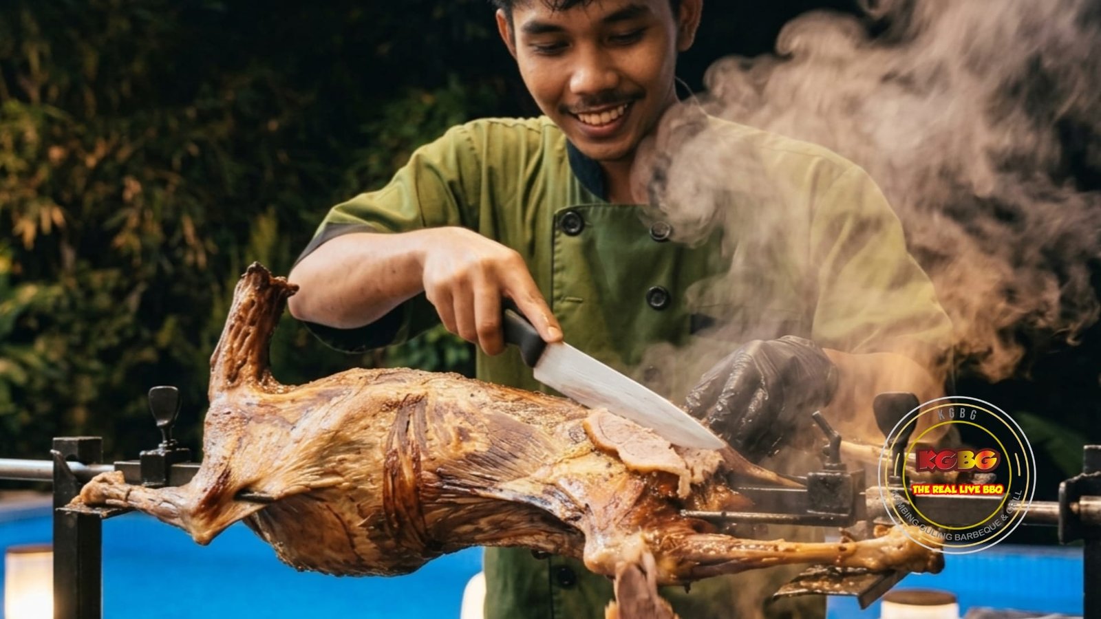 Live Carving Kambing Guling