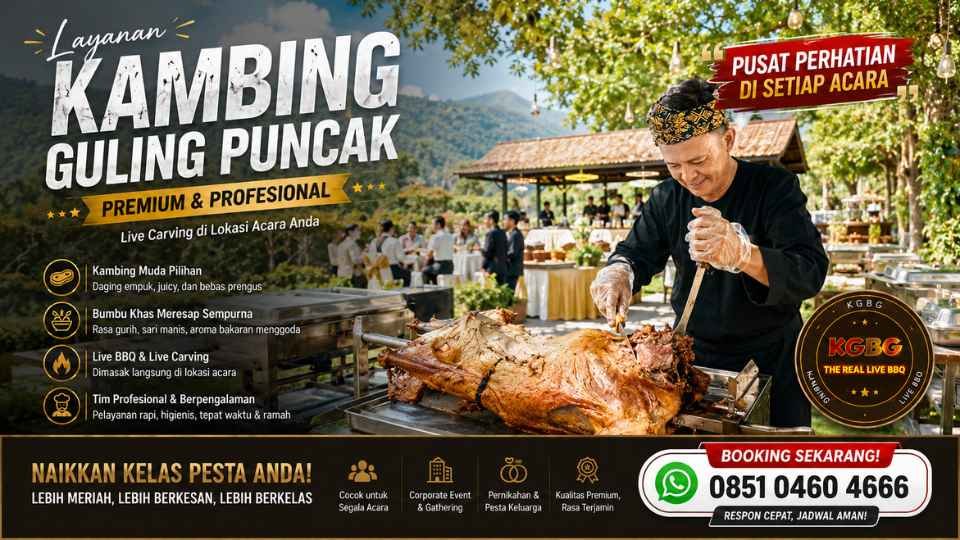 Layanan Kambing Guling di Puncak