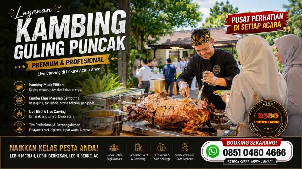 Layanan Kambing Guling di Puncak